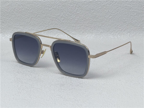 Dita Flight 006 Zonnebril Goud Zilver 018