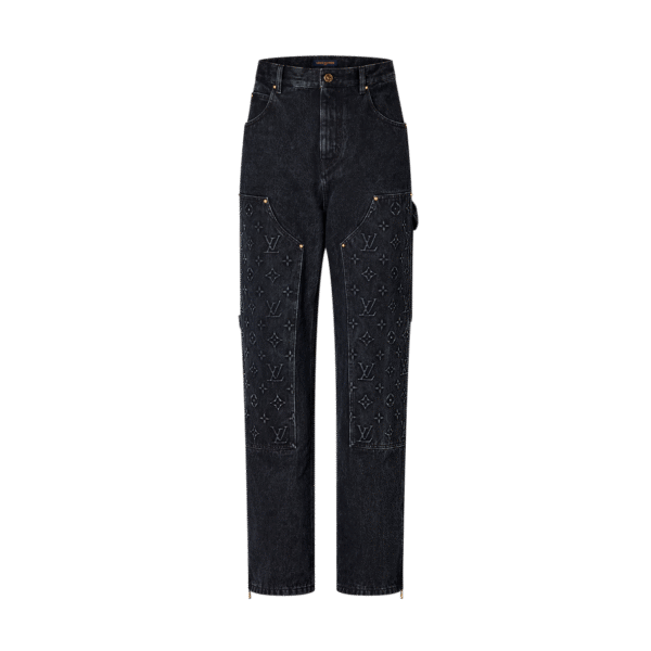 Louis Vuitton Workwear Denim Jeans Black