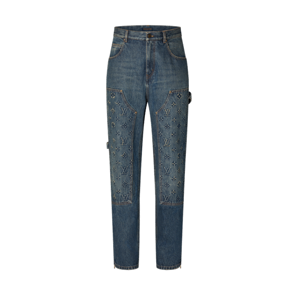 Louis Vuitton Workwear Denim Jeans Blue