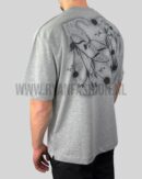 Off White Flower Arrow Skate T-Shirt Grey
