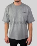 Off White Flower Arrow Skate T-Shirt Grey