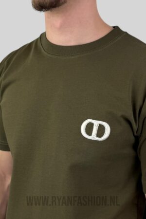 Dior CD Icon T-Shirt Khaki