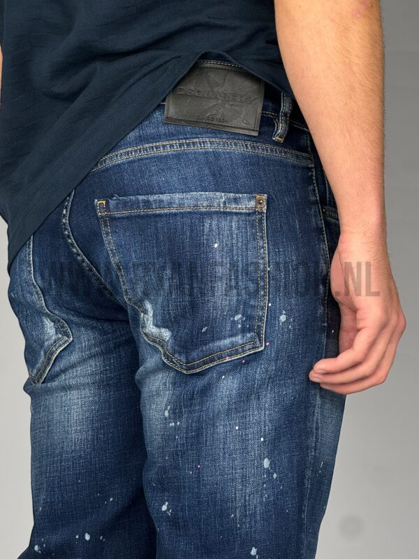Dsquared2 Slim Fit Jeans Darkblue S11 - Afbeelding 6