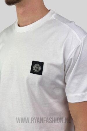 Stone Island Compass Logo T-Shirt White