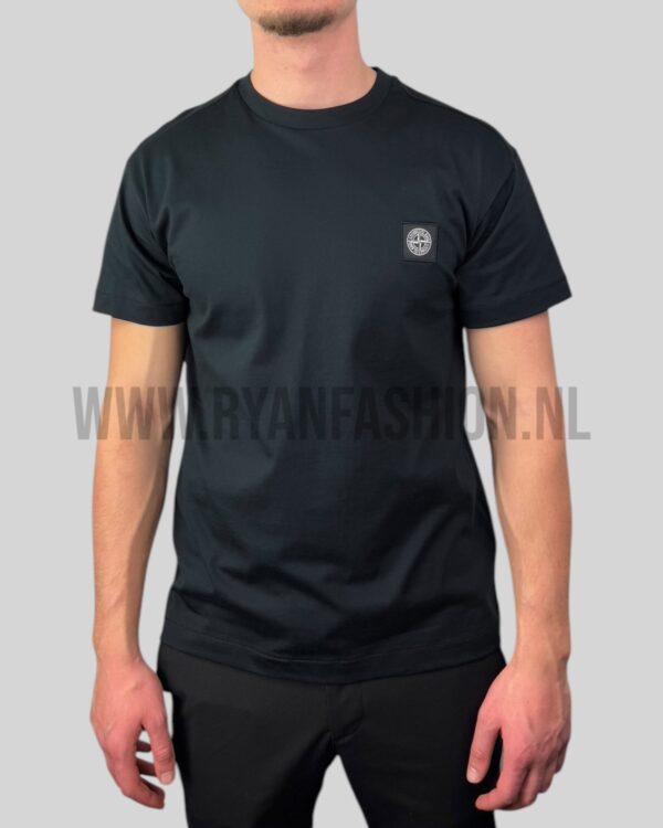 Stone Island Compass Logo T-Shirt Black