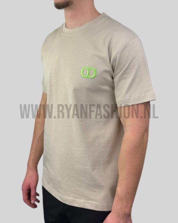 Dior CD Icon T-Shirt Beige Neon - Afbeelding 2