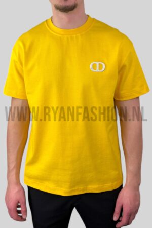 Dior CD Icon T-Shirt Yellow