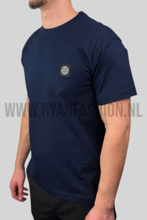 Stone Island Compass Logo T-Shirt Navy Blue