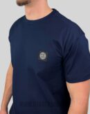 Stone Island Compass Logo T-Shirt Navy Blue