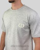 Dior CD Icon T-Shirt Grey Melange