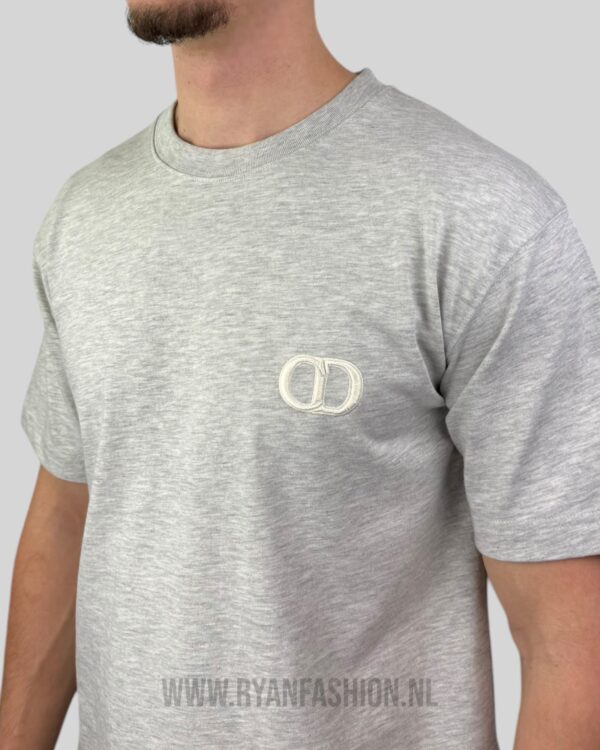 Dior CD Icon T-Shirt Grey Melange - Afbeelding 3