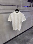 Fendi Monogram Jumper T-Shirt White Grey
