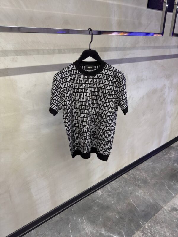 Fendi Monogram Jumper T-Shirt Black