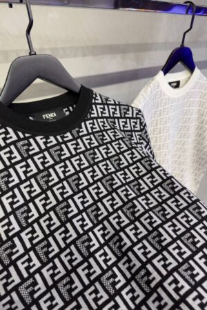 Fendi Monogram Jumper T-Shirt Black