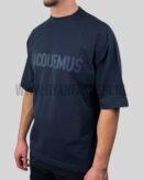 Jacquemus Le T-Shirt Typo White Navy