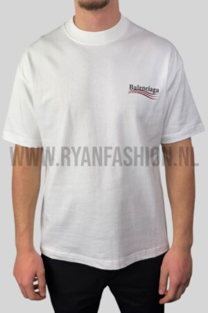 Balenciaga Political Campaign T-Shirt White