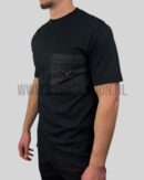 Prada Re-Nylon and Jersey T-Shirt Black