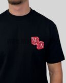 Amiri Red Dice's Double Print T-Shirt Black