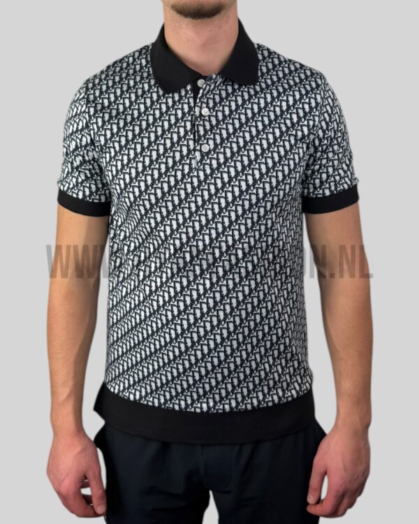 Dior Oblique Polo Shirt Black