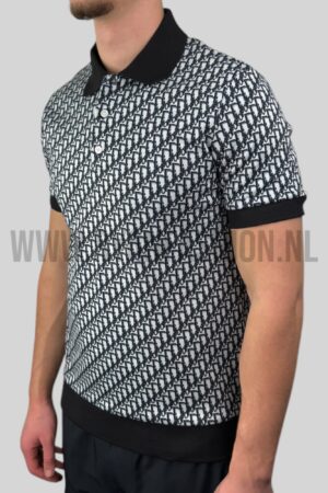 Dior Oblique Polo Shirt Black