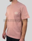 Dior CD Icon T-Shirt Salmon Pink