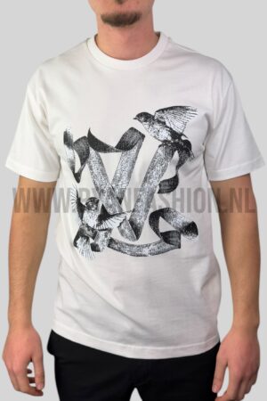 Louis Vuitton Classic Bird Cotton T-Shirt White