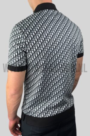 Dior Oblique Polo Shirt Black
