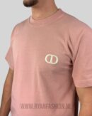 Dior CD Icon T-Shirt Salmon Pink