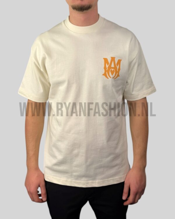 Amiri Ma Coro Logo T-Shirt Beige