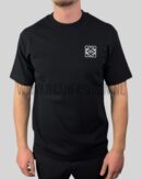 Loewe Anagram Geborduurd Logo T-Shirt Zwart