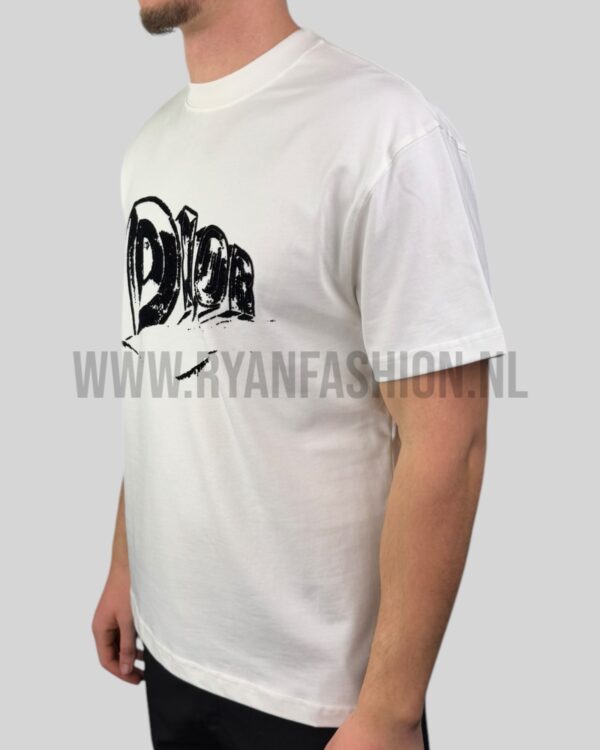 Dior Graffiti T-Shirt White - Afbeelding 2