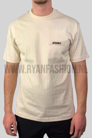 Jacquemus Het Gros Grain T-Shirt Beige