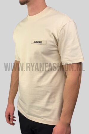 Jacquemus Het Gros Grain T-Shirt Beige