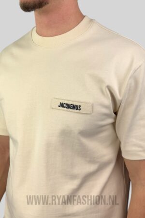 Jacquemus Het Gros Grain T-Shirt Beige