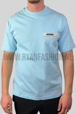 Jacquemus Het Gros Grain T-Shirt Blue