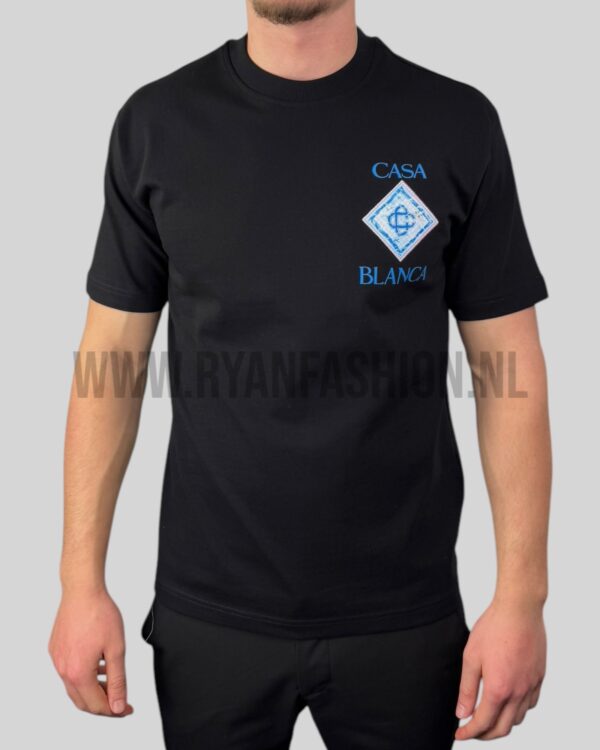 Casablanca Pool Graphic T-Shirt Black