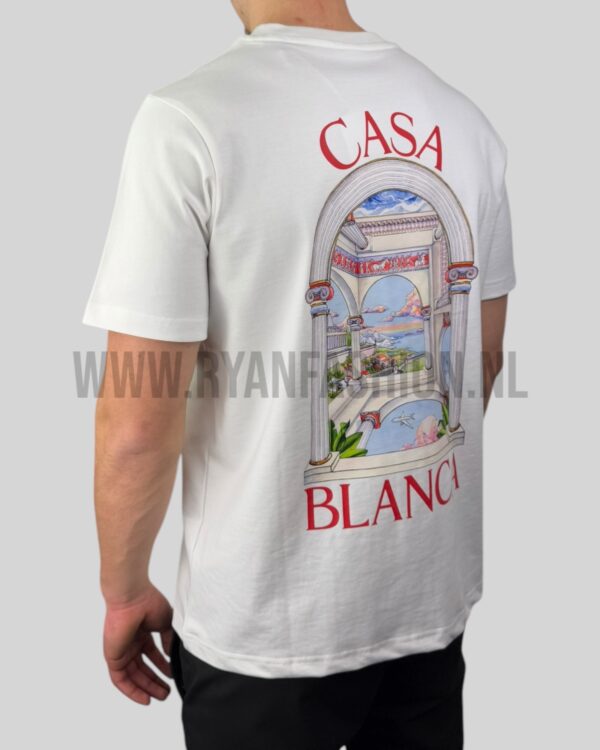 Casablanca Le Passage Printed T-Shirt White - Afbeelding 3