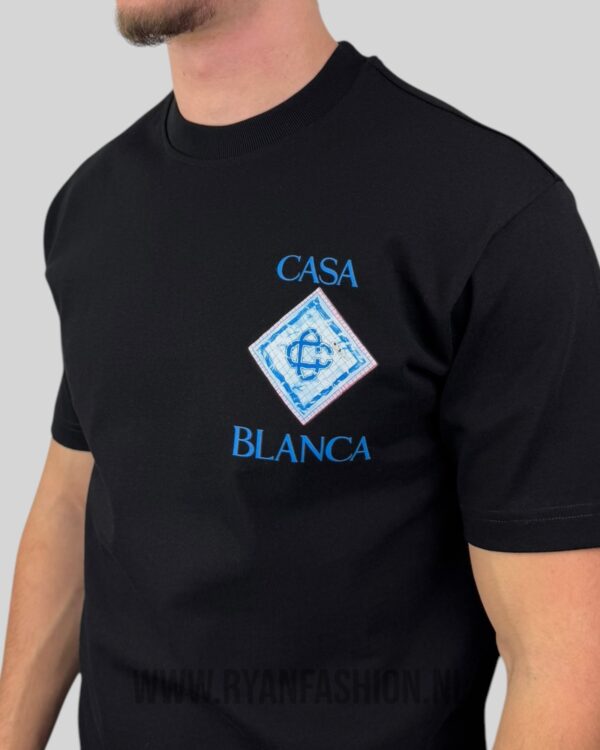 Casablanca Pool Graphic T-Shirt Black - Afbeelding 3