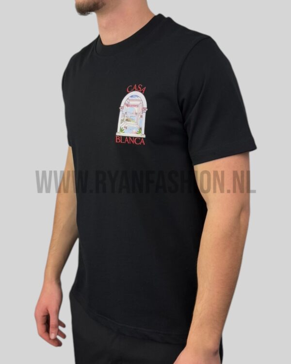Casablanca Le Passage Printed T-Shirt Black - Afbeelding 2