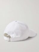 Celine Baseball Cotton Cap White