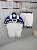 Casablanca Crochet Tennis Summer Set Blue Green
