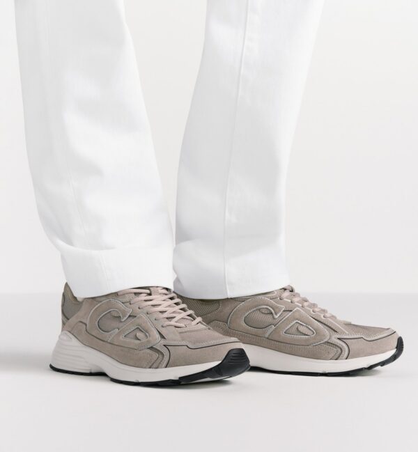 Dior B30 Countdown-Sneaker Grey Suede - Afbeelding 3