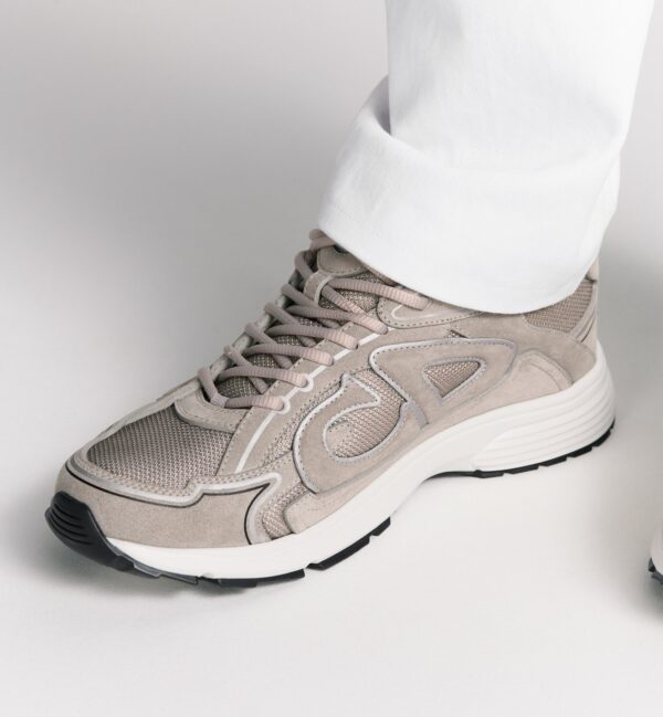 Dior B30 Countdown-Sneaker Grey Suede - Afbeelding 4