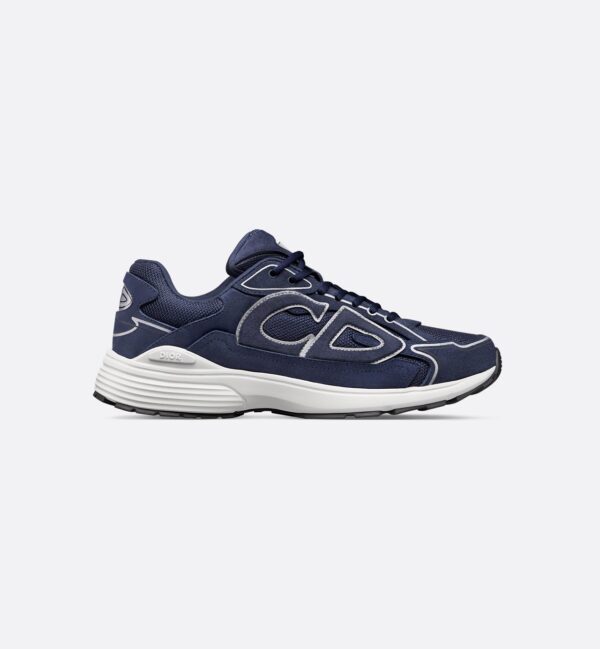 Dior B30 Countdown-Sneaker Marineblauwe Suede