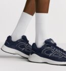 Dior B30 Countdown-Sneaker Marineblauwe Suede