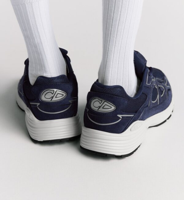 Dior B30 Countdown-Sneaker Marineblauwe Suede - Afbeelding 4