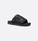 Dior Alpha Oblique Slippers Black on Black