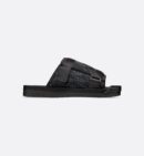 Dior Alpha Oblique Slippers Black on Black