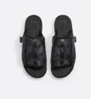 Dior Alpha Oblique Slippers Black on Black