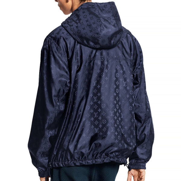Louis Vuitton Monogram Reversible Nylon Windbreaker Dark Blue - Afbeelding 3